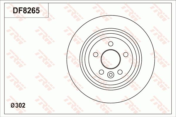 TRW BRAKE DISC - TecDoc Only