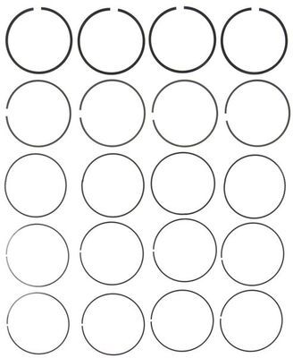 Juego de anillo para pistón