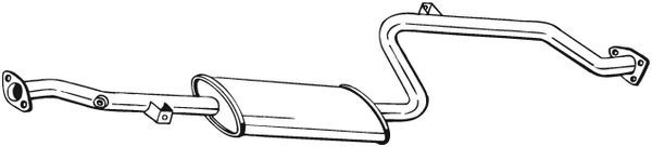Mittelschalldämpfer