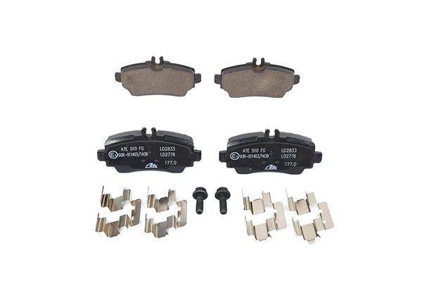 Brake Pad Set, disc brake 13.0470-2833.2