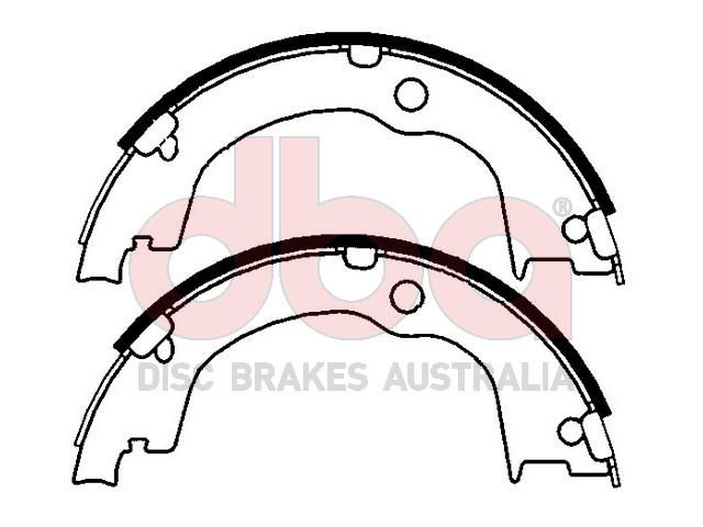 Street Series Brake Shoes [Holden Parking Brake 190mm] - TecDoc Only