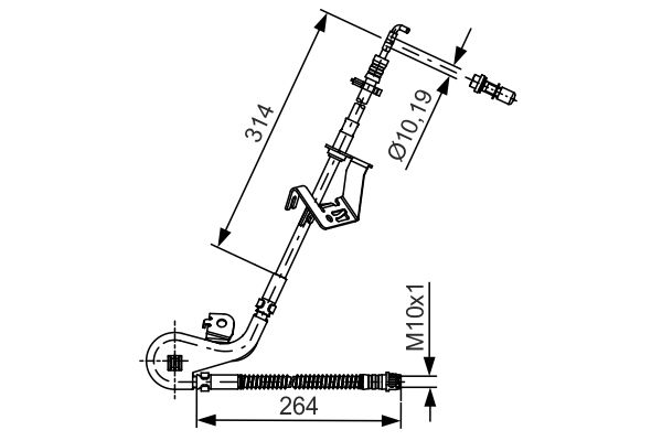 BOSCH 1 987 481 428 Brake Hose