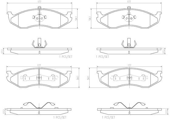 JEEP CHEROKEE XJ 84-01 (FRT) - TecDoc 1