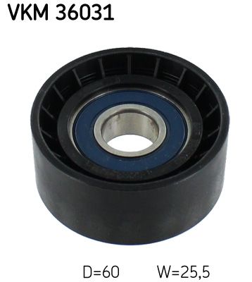 SKF VKM 36031 Deflection/Guide Pulley, V-ribbed belt