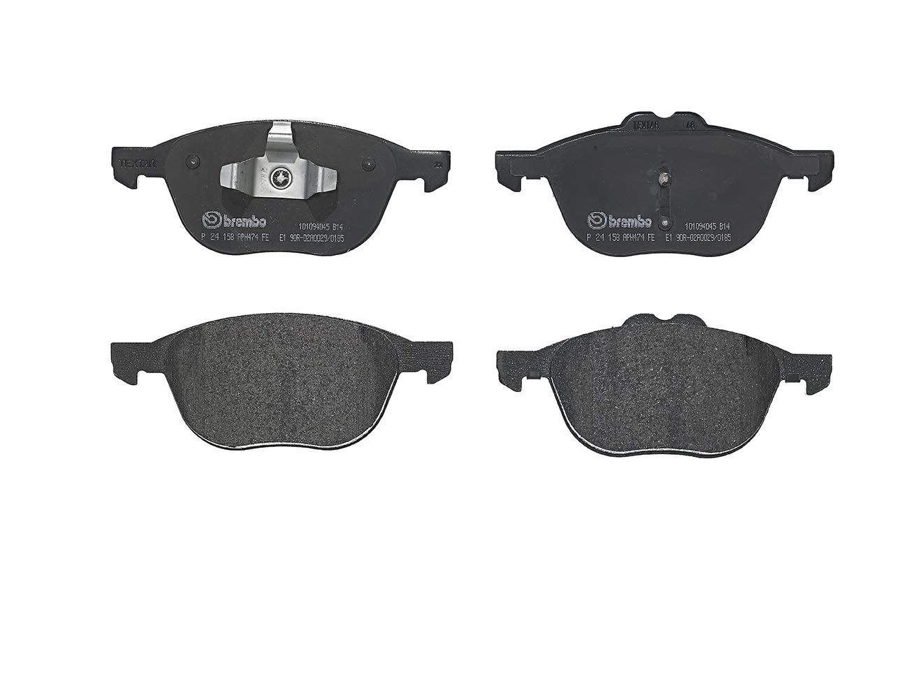 Brembo P 24 158 Bremsbelagsatz, Scheibenbremse