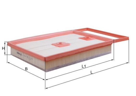 KNECHT LX 4136 - Luftfilter
