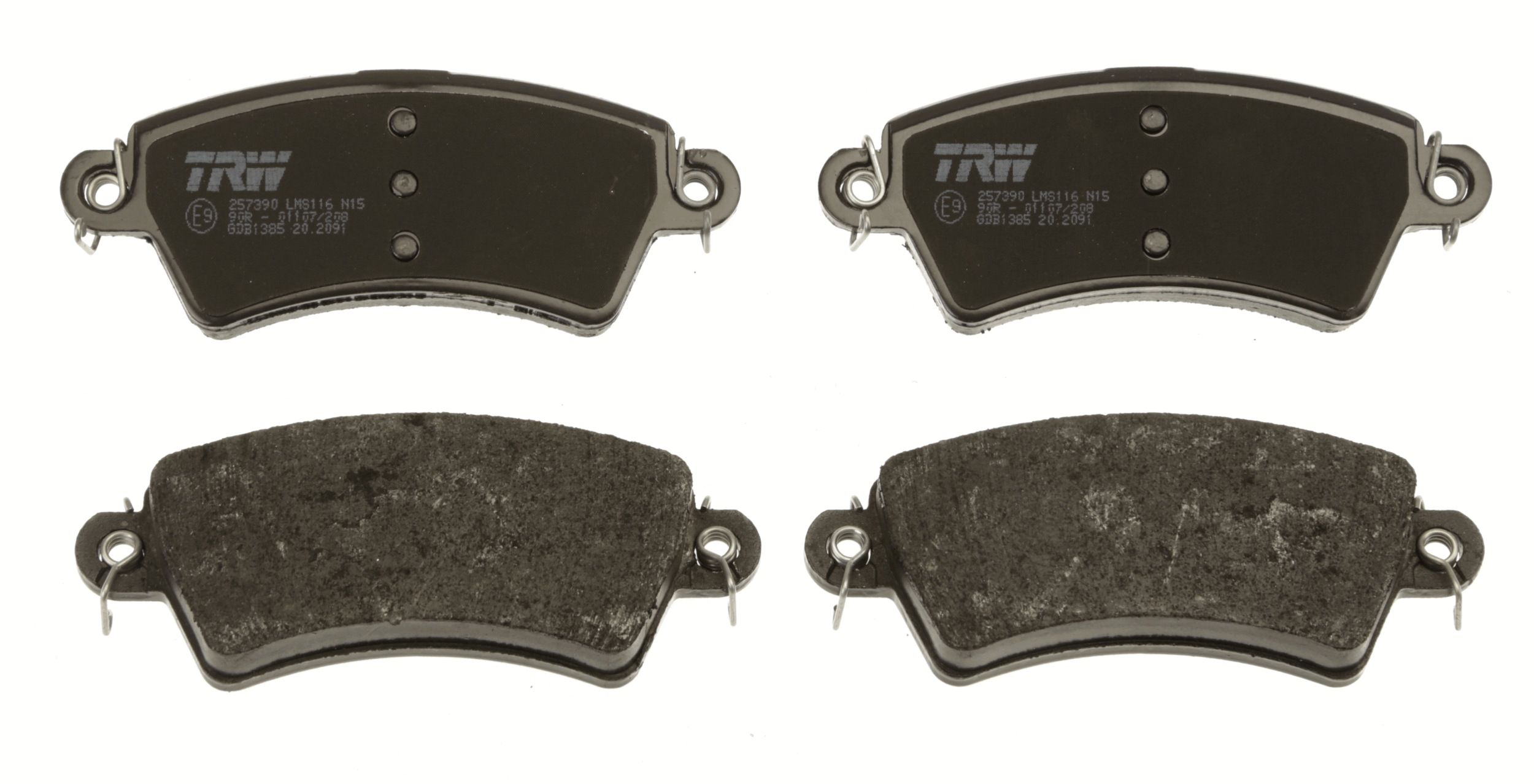 TRW DISC BRAKE PADS - TecDoc 2