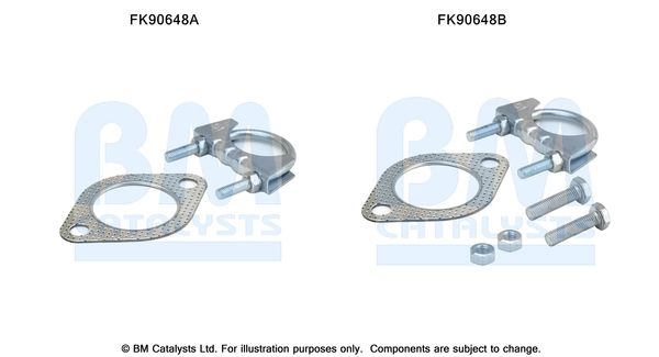 BM CATALYSTS FK90648 - Montagesatz, Katalysator