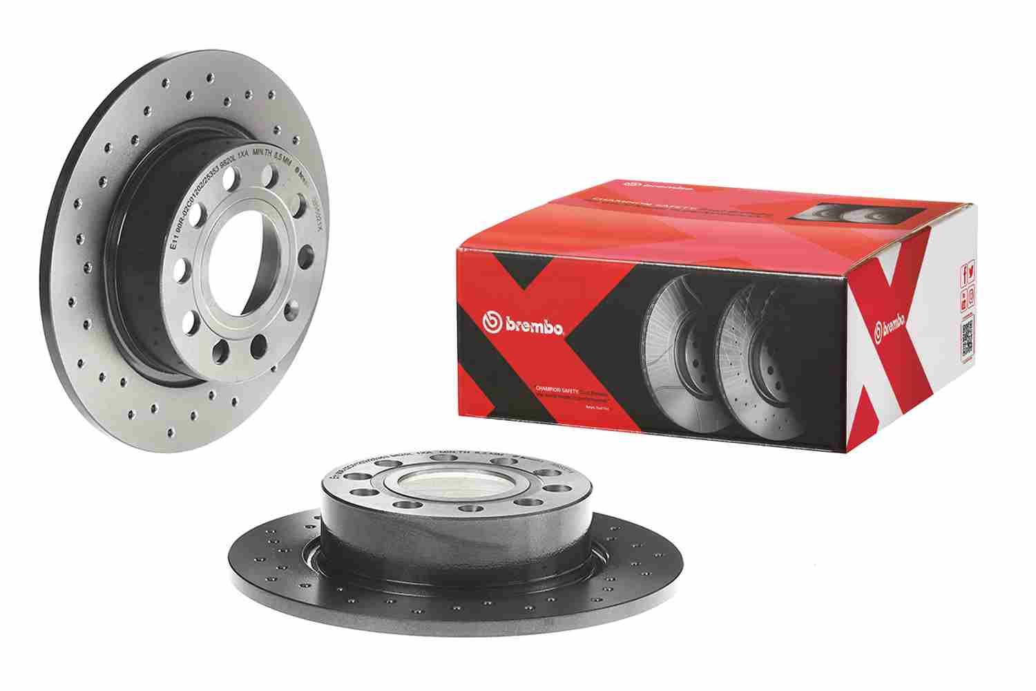 BREMBO 08.9502.1X - Bremsscheibe XTRA LINE - Xtra