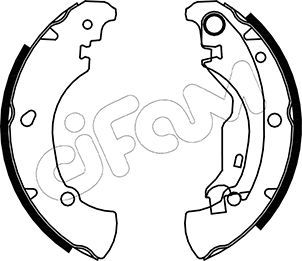 Brake Shoe Set 153-076