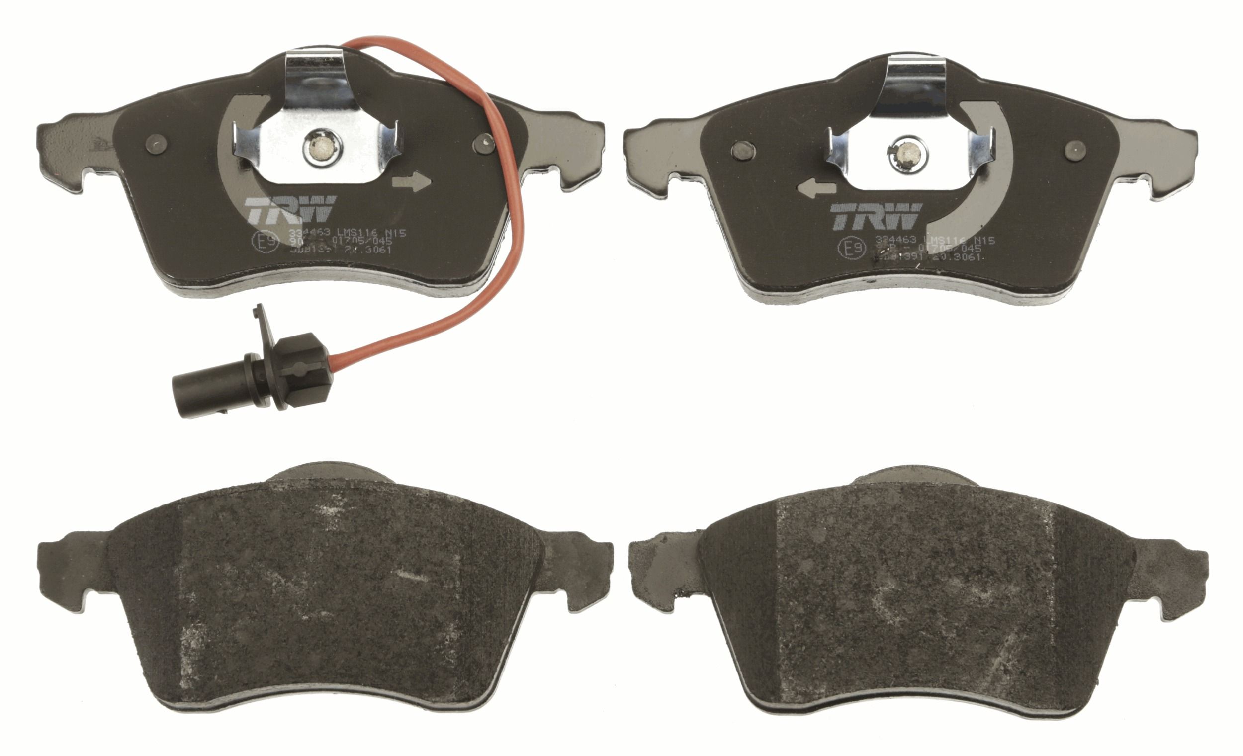 TRW DISC BRAKE PADS - TecDoc 2