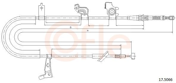 COFLE 17.5066 - Seilzug, Feststellbremse