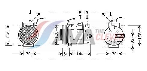 Kompressor, Klimaanlage