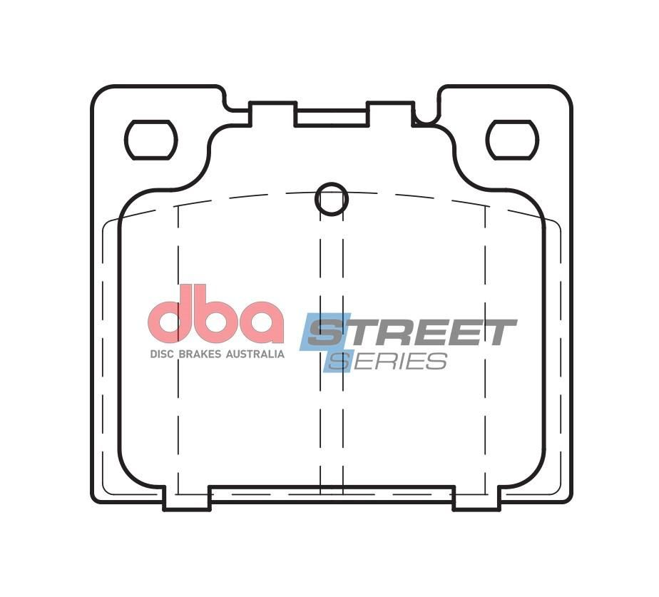 DBA SS STREET SERIES BRAKE PADS [ Holden/Ford/Lancia/Triumph/Volvo F ] - TecDoc Only