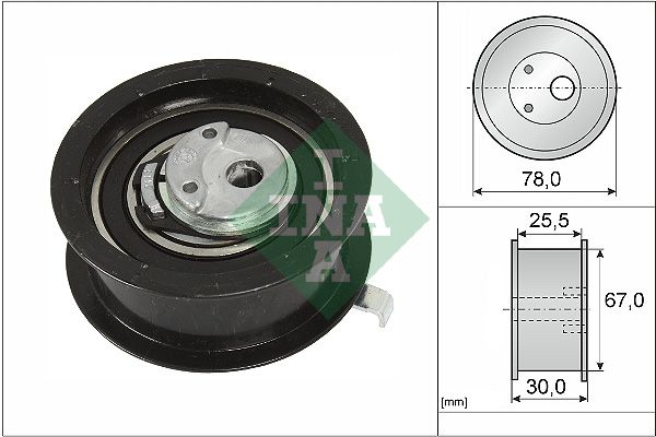 Schaeffler INA 531 0251 30 Tensioner Pulley, timing belt