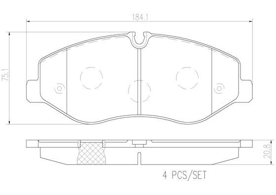 MERCEDES BENZ VITO LWB 111CDI 15-20 (FRT) - TecDoc 1