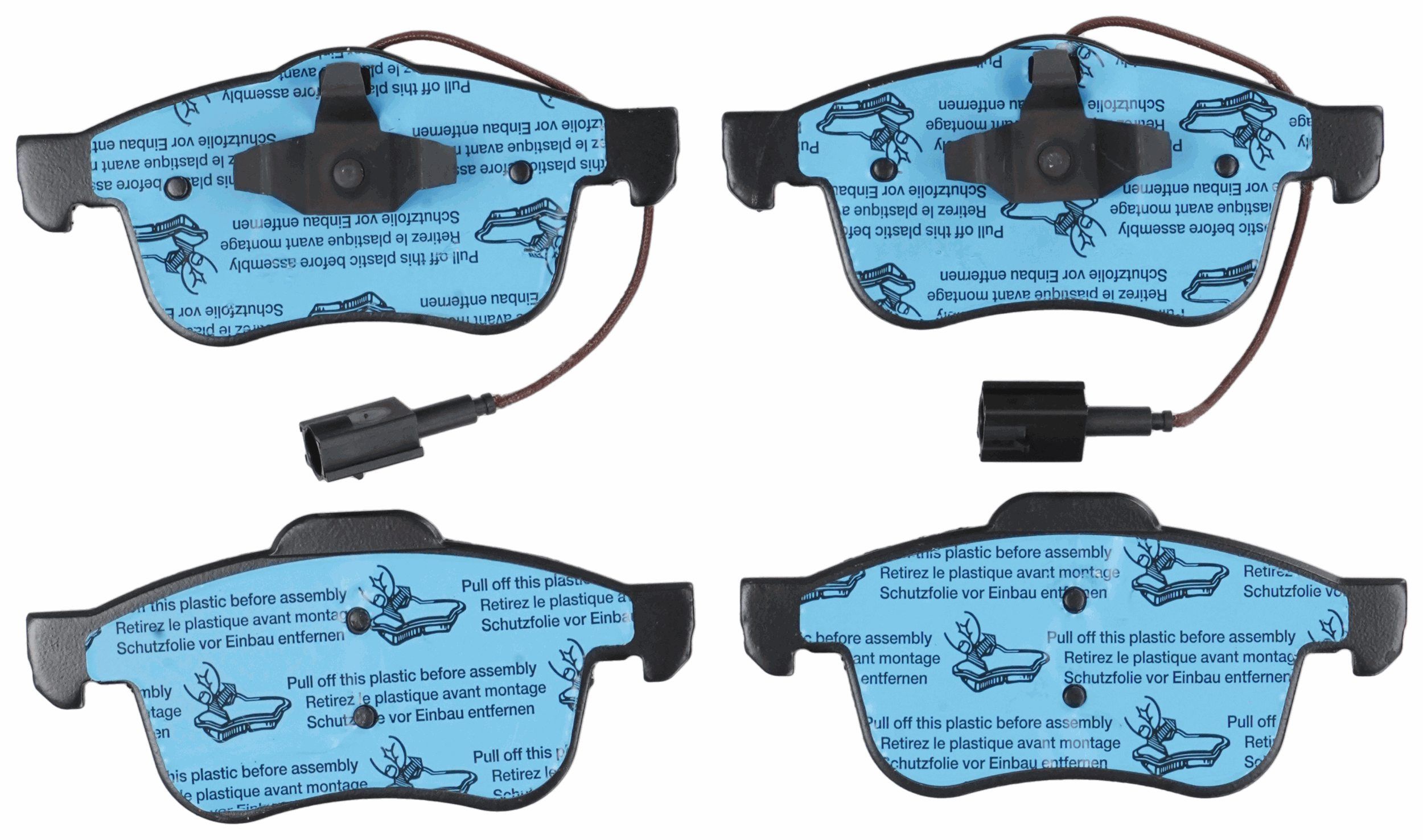 TRW DISC BRAKE PADS - TecDoc 2