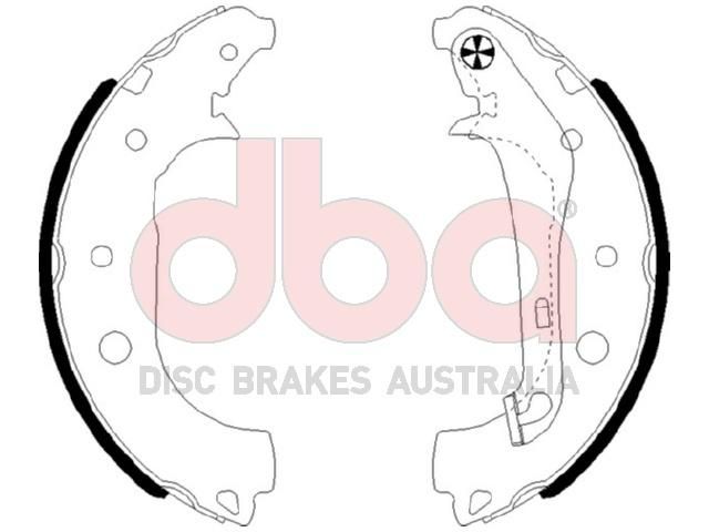 Street Series Brake Shoes [Ford 228.6mm] - TecDoc Only