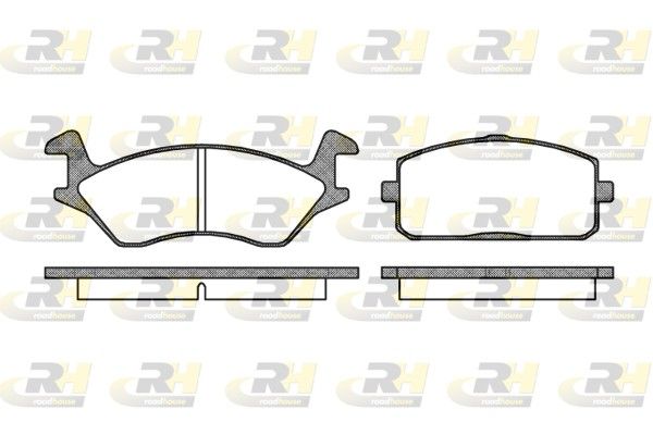 Bremsbelagsatz, Scheibenbremse