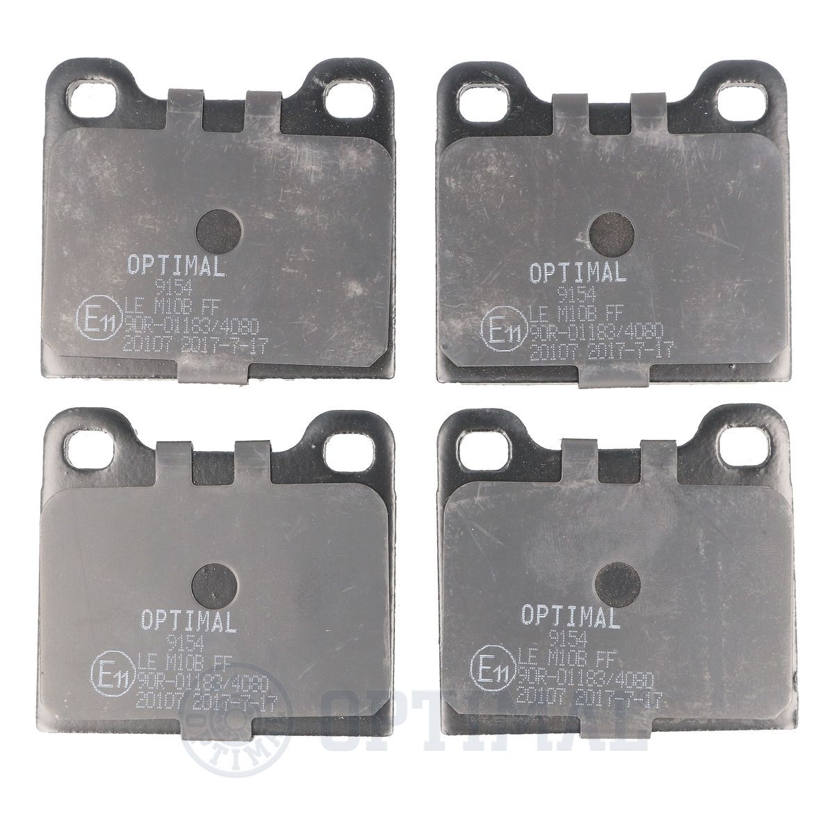 Brake Pad Set, disc brake BP-09154