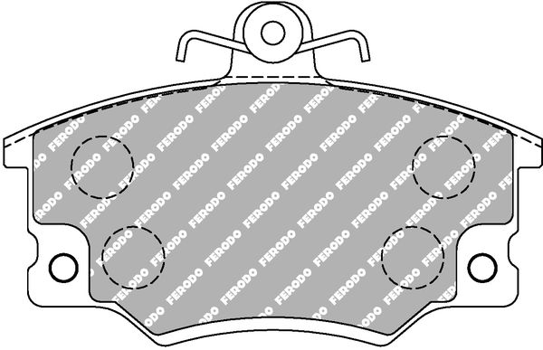 FERODO RACING FDS370 - Bremsbelagsatz, Scheibenbremse DS PERFORMANCE