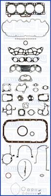 Juego completo de empaques, motor