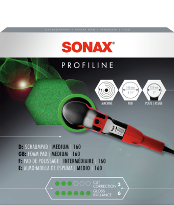 SONAX SchaumPad medium 160 / 1 St&uuml;ck