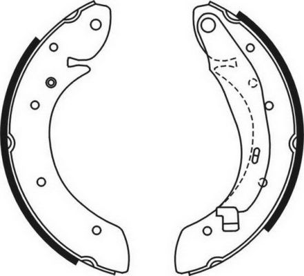 Brake Shoe Set C0R030ABE