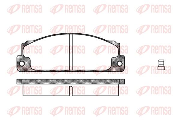 Brake Pad Set, disc brake 0022.02