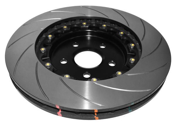 5000 Fully Assembled 2-piece Black Hat Curved Slotted Left-hand KP [ HSV VF 2013 >  F ] - TecDoc 2