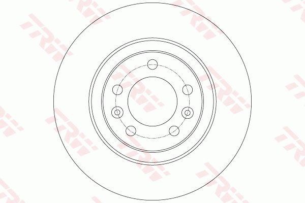 TRW BRAKE DISC - TWIN PACK - TecDoc 1