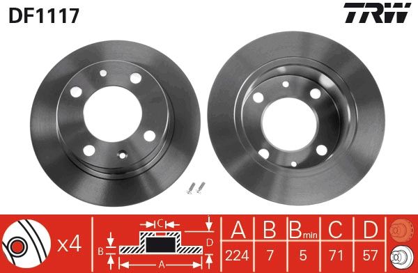 PAIRE DE DISQUES  9900