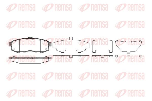 Premium Premium Rear Brake Pad Set Premium Premium Rear Brake Pad Set