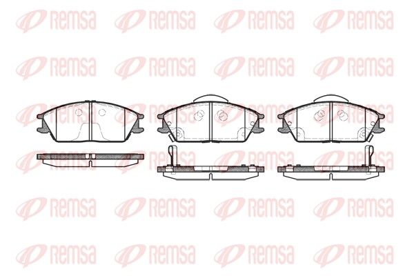 Premium Front Brake Pad Set
