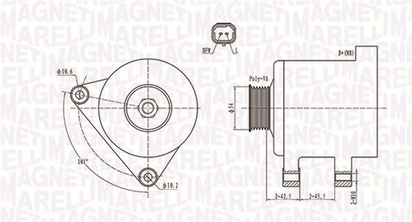 Alternator 063731674010