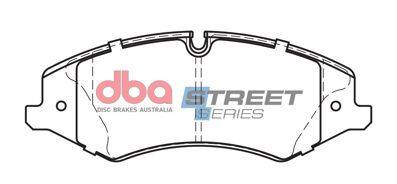 DBA SS STREET SERIES BRAKE PADS [ Range Rover Sport/Land Rover Discovery 2004 - 2016 F ](suits wear sensor DBAWS1030, DBAWS1078, DBAWS1080 ) - TecDoc Only
