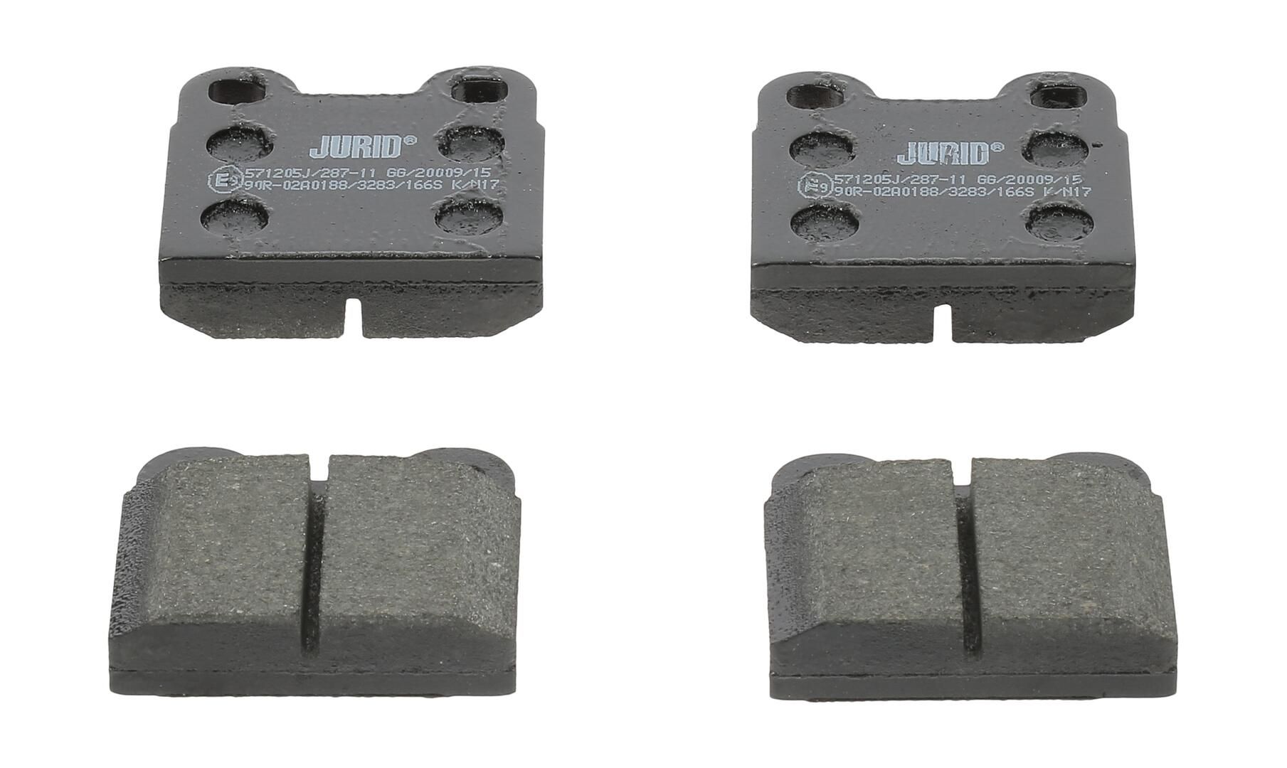 Bremsbelagsatz, Scheibenbremse