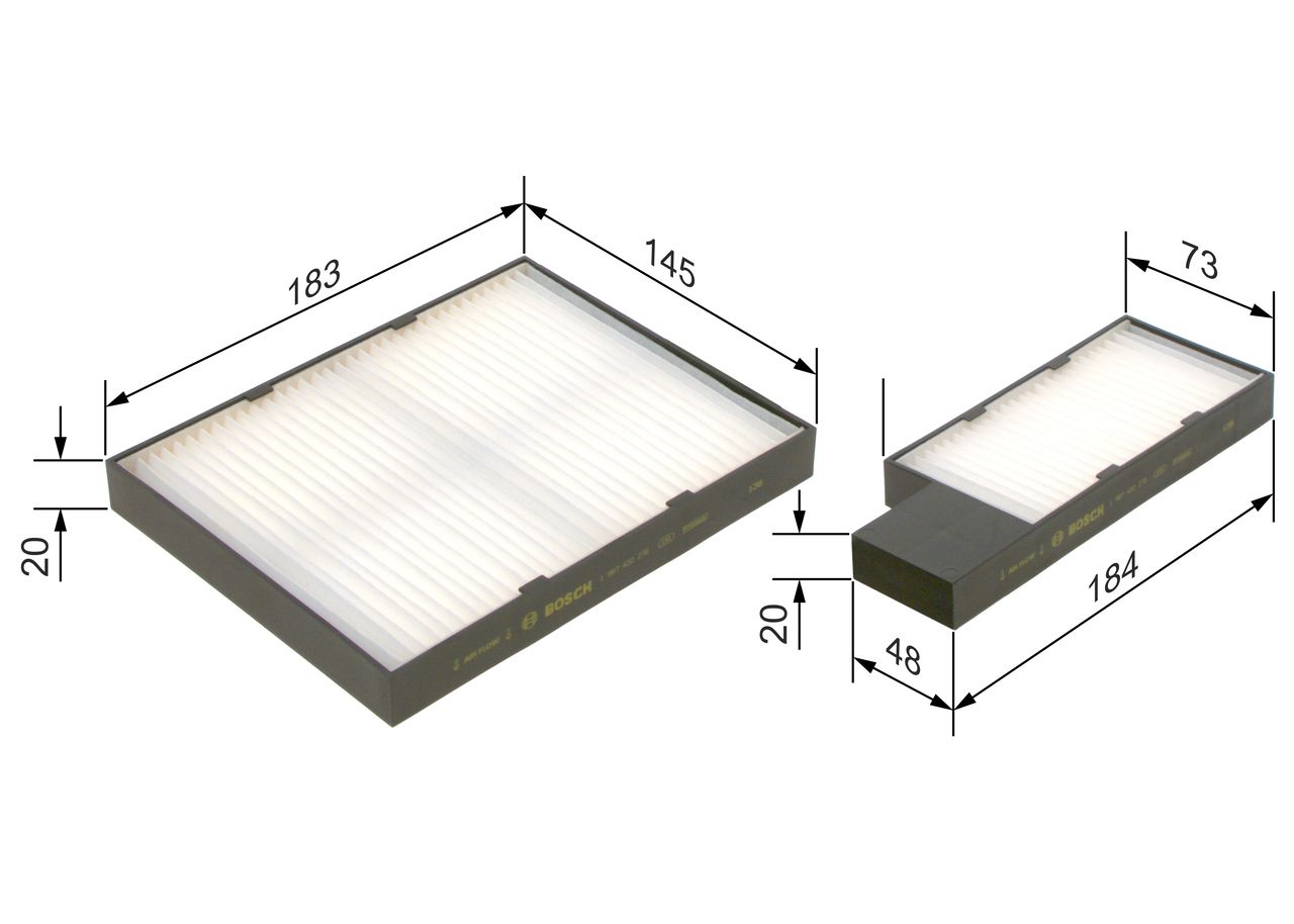 Filter, Innenraumluft Filter, Innenraumluft