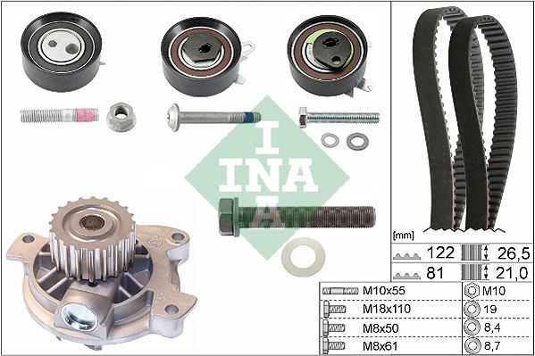 Water Pump & Timing Belt Kit 530 0484 30