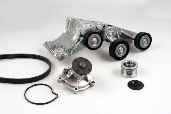 Water Pump + V-Ribbed Belt Kit PK15390