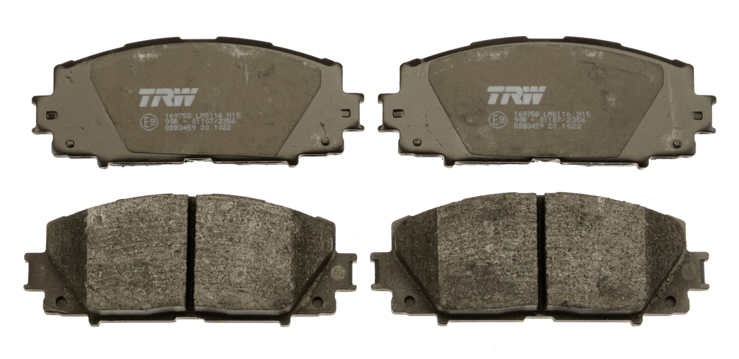 TRW DISC BRAKE PADS - TecDoc 2