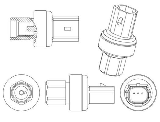 Druckschalter, Klimaanlage