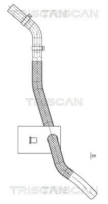 TRISCAN 8516 29014 Hydraulic Hose, steering