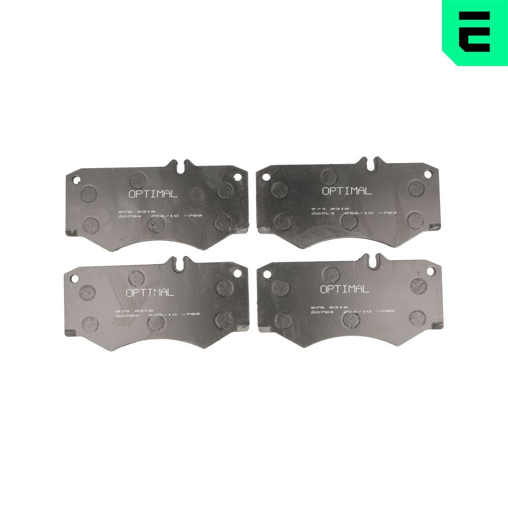 Bremsbelagsatz, Scheibenbremse