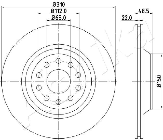 Brake Disc 61-00-0903