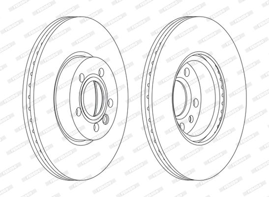 Brake Disc DDF1160C