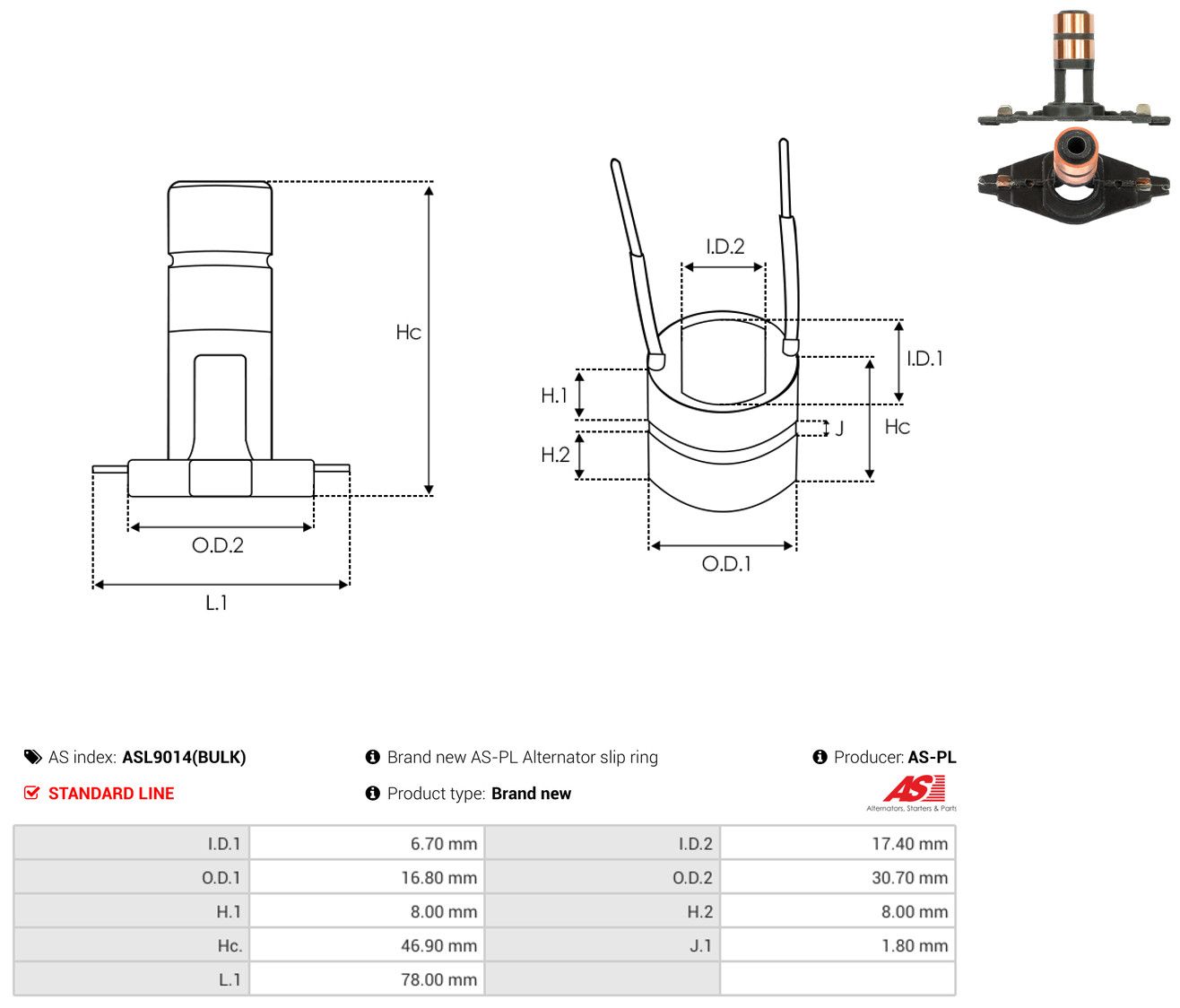 Schleifring, Generator