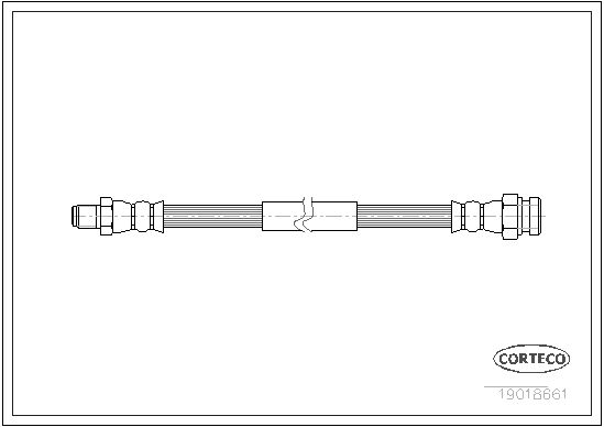 FLEXIBLE DE FREIN CITROEN-TALBOT  0705