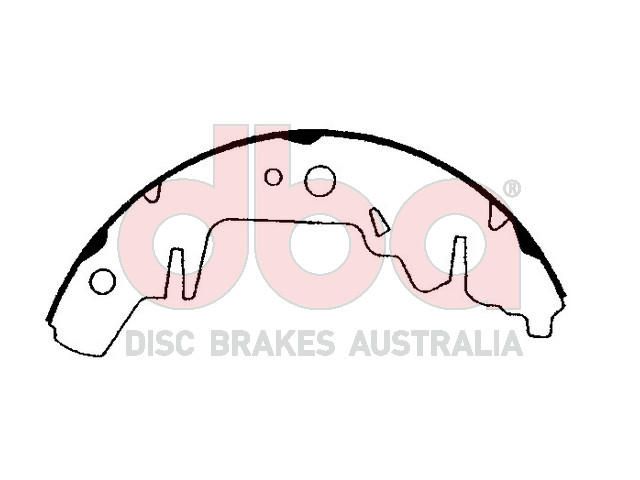 Street Series Brake Shoes [Chrysler Grand Voyger 250mm] - TecDoc Only