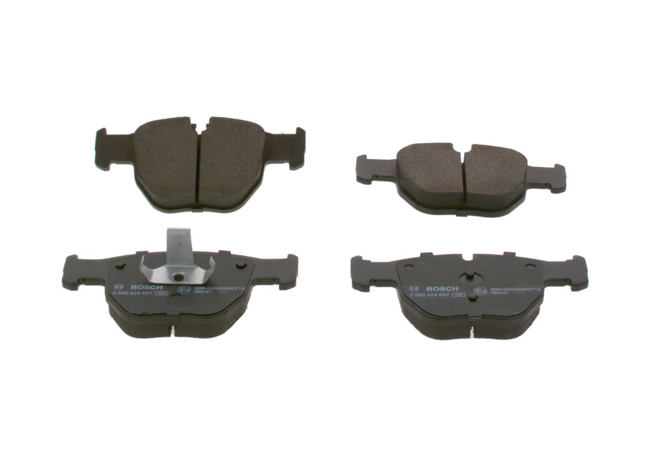 Brake Pad Set, disc brake 0 986 424 687